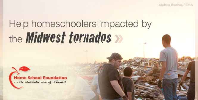 Learn how you can help homeschoolers impacted by the recent Midwest tornados. >> 