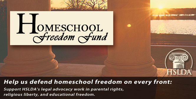 Help HSLDA defend homeschooling freedom and parental rights. Donate to the Homeschool Freedom Fund now!