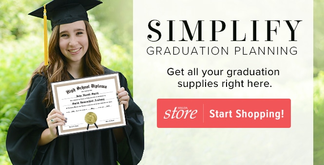 Simplify graduation planning and get all your graduation supplies at HSLDA's store! Start shopping>>